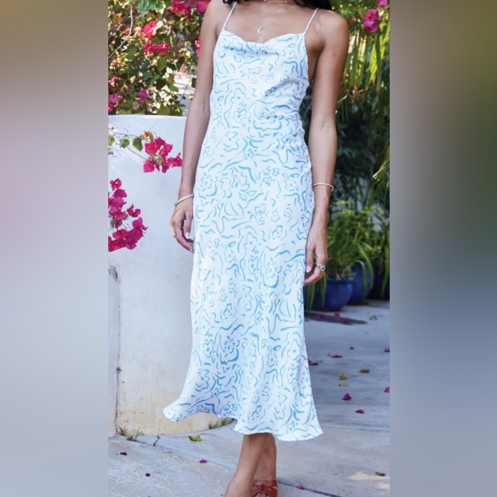 RESA Berri Slip Dress Matisse Print